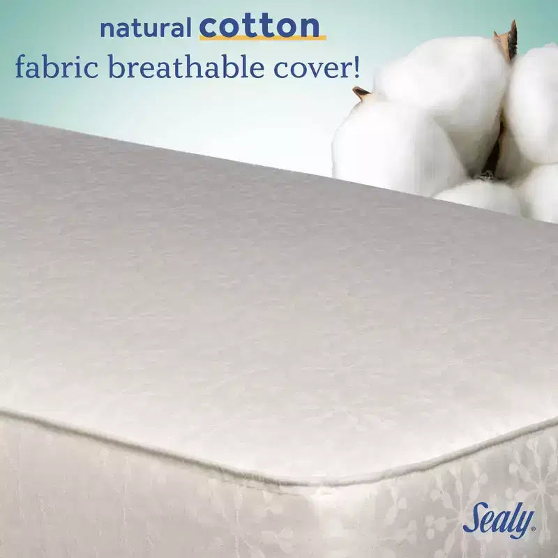 2-Stage Crib And Toddler Mattress: Hypoallergenic, Waterproof Cover, Firm, Innerspring