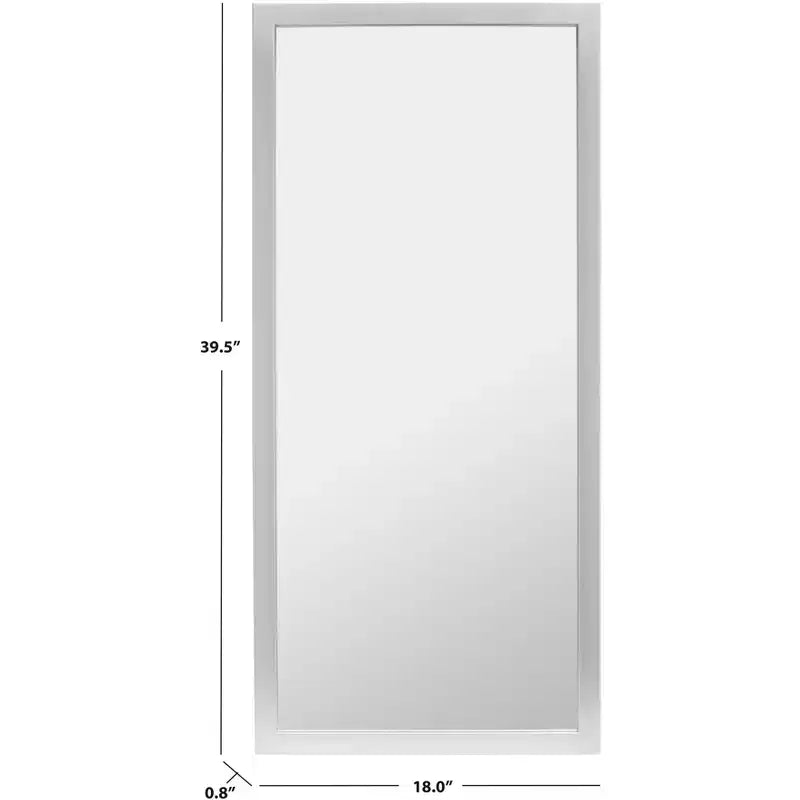 18 x 39.5 in. Brass Iron Rectangular Wall Mirror
