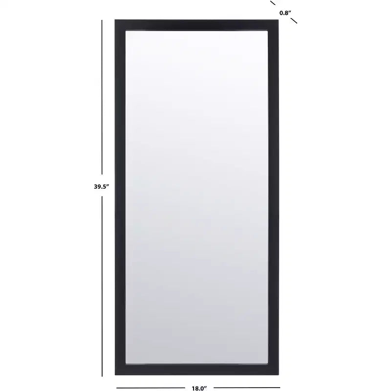 18 x 39.5 in. Brass Iron Rectangular Wall Mirror