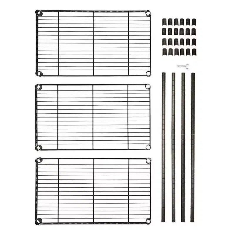 23.62 in. W 3-Layer Metal Storage Rack