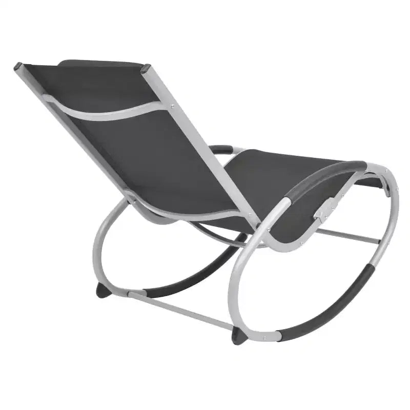 Modern Rocking Chair for Indoor and Outdoor Use, All-Weather Ergonomic Rocker, Lightweight and Portable