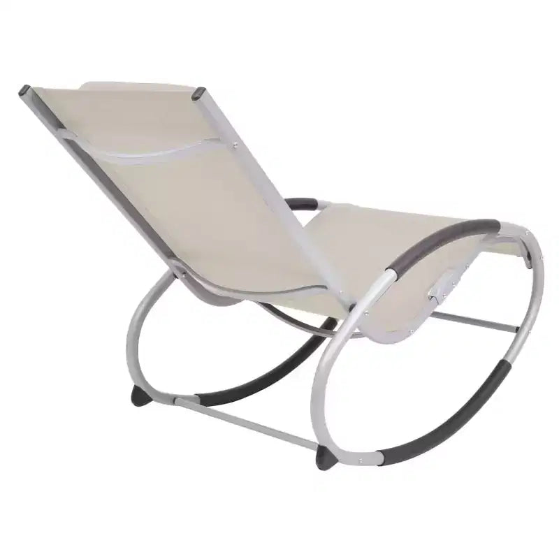 Modern Rocking Chair for Indoor and Outdoor Use, All-Weather Ergonomic Rocker, Lightweight and Portable