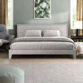 Galano King Payne Luxe Bed with Headboard  Dusty Grey Oak