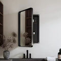 GDFStudio Evangeline 20'' Modern Medicine Cabinet with Mirror and Tempered Glass Adjustable Shelves