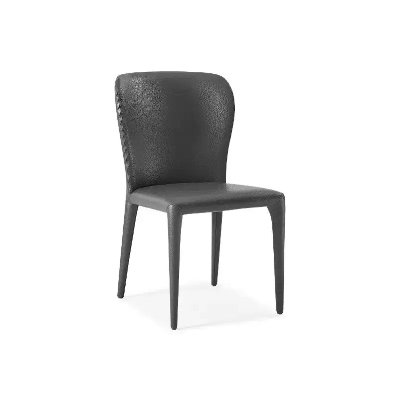20 in. White Faux Leather Dining Chair, Stylish Inviting Dining Space Seating