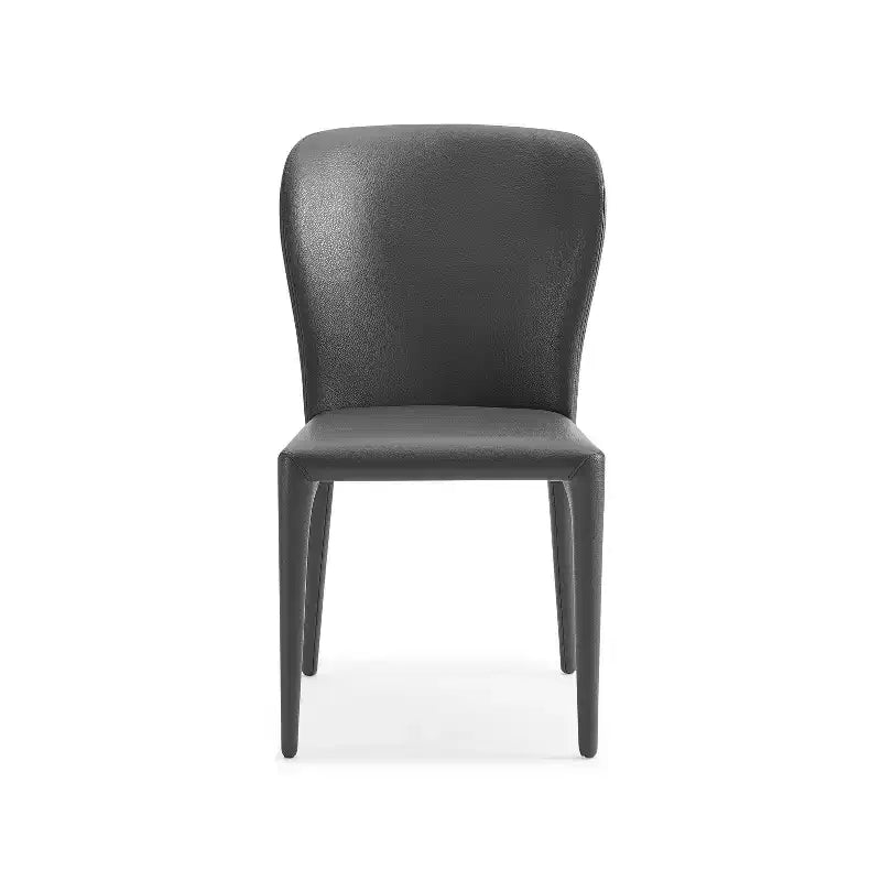 20 in. White Faux Leather Dining Chair, Stylish Inviting Dining Space Seating