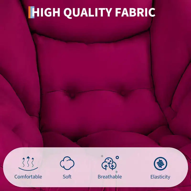 Lazy Chair with Side Pocket, Comfy Accent Lounge Armchair for Living Room, Bedroom, Dorm or Office