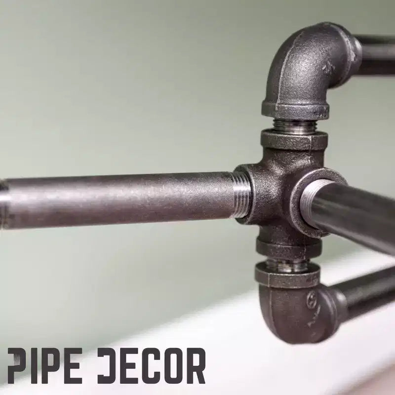 Industrial Pipe Desk Base, 2 Pack