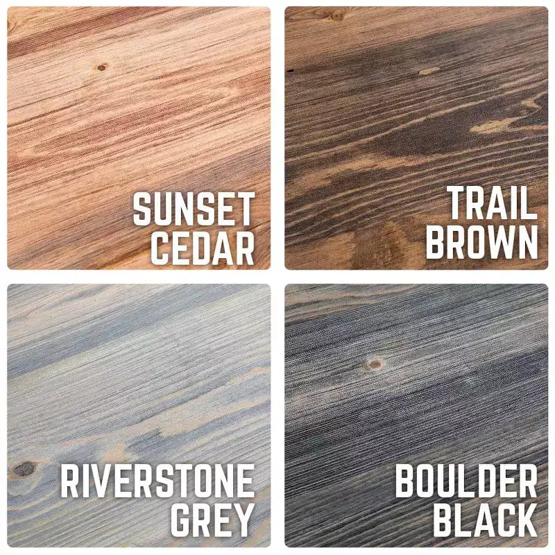Sunset Cedar Solid Live Edge Wood Console Tabletop, Reclaimed Distressed Finish
