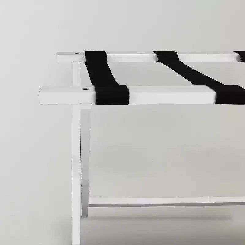 Folding Luggage Rack, Extra-Wide Hotel-Style with Solid Wood Construction