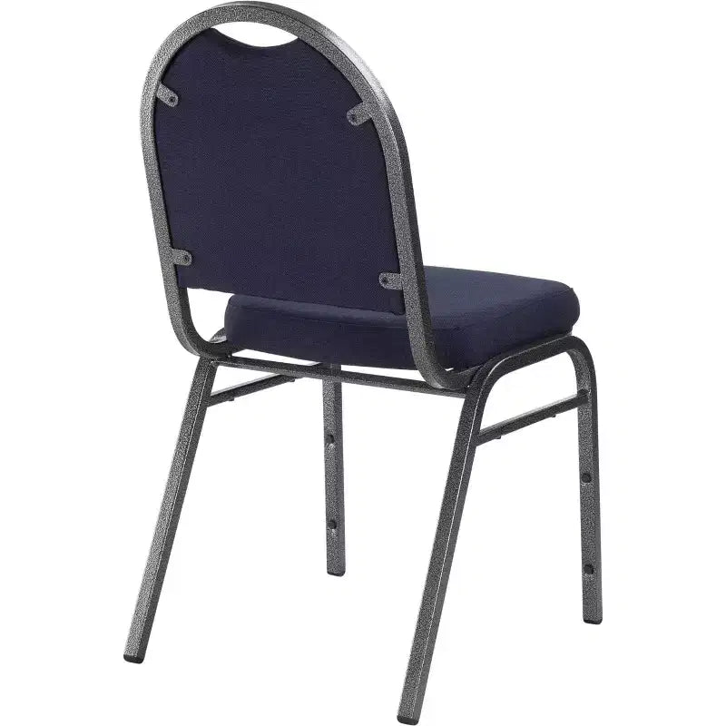 Set of 2 Premium Fabric Upholstered Stackable Chairs, Steel Frame, ANSI Certified