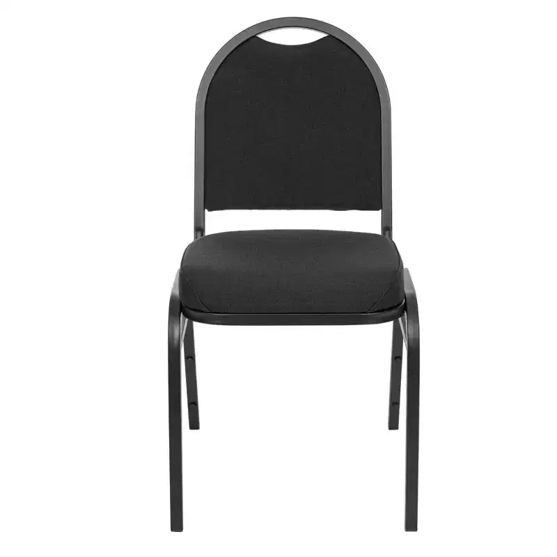 Set of 2 Premium Fabric Upholstered Stackable Chairs, Steel Frame, ANSI Certified