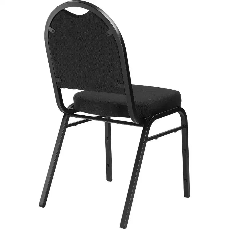 Set of 2 Premium Fabric Upholstered Stackable Chairs, Steel Frame, ANSI Certified