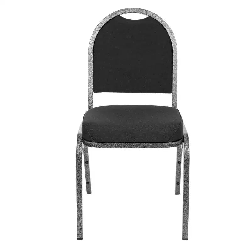 Set of 2 Premium Fabric Upholstered Stackable Chairs, Steel Frame, ANSI Certified