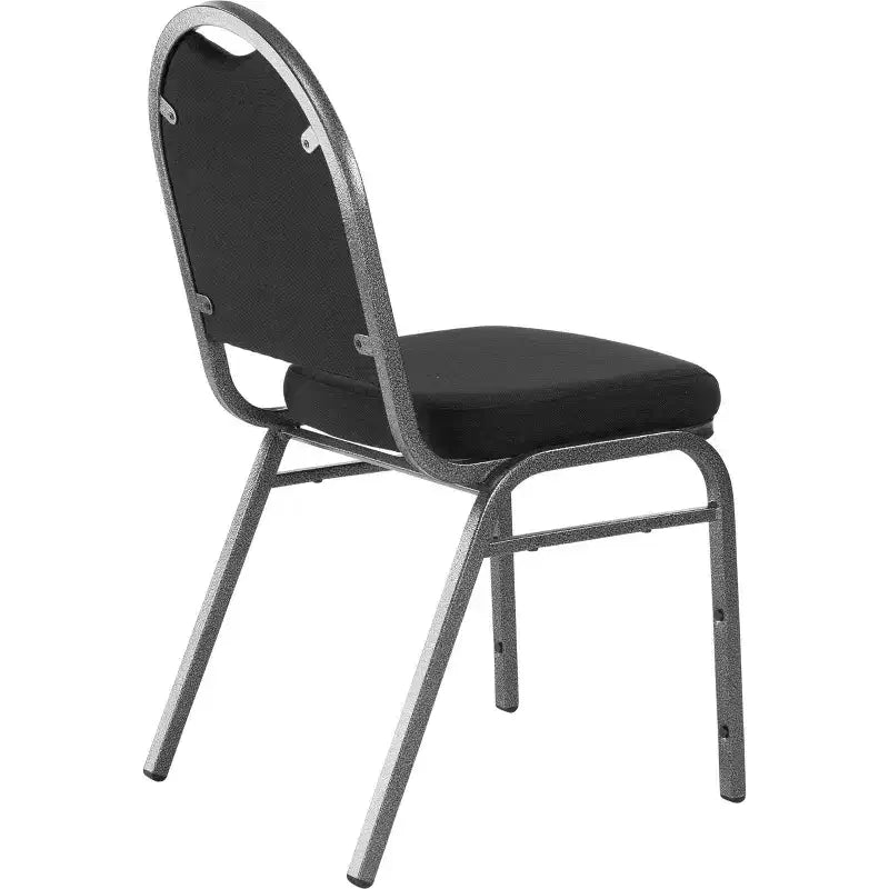 Set of 2 Premium Fabric Upholstered Stackable Chairs, Steel Frame, ANSI Certified