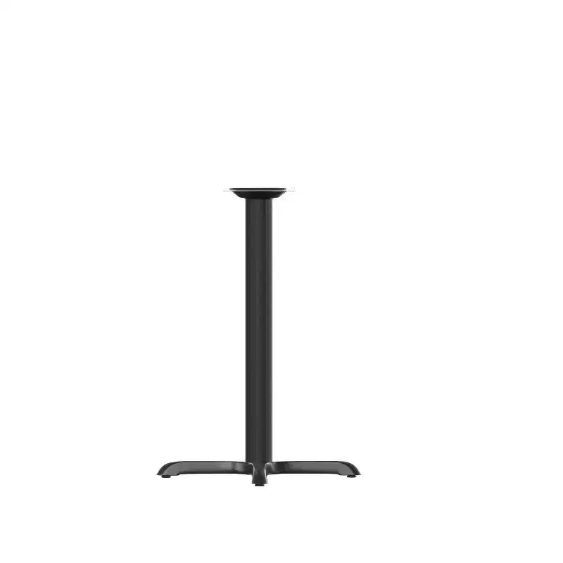 22 x 22 in. Restaurant Table X-Base with 3 in. Dia. Table Height Column, Cast Iron